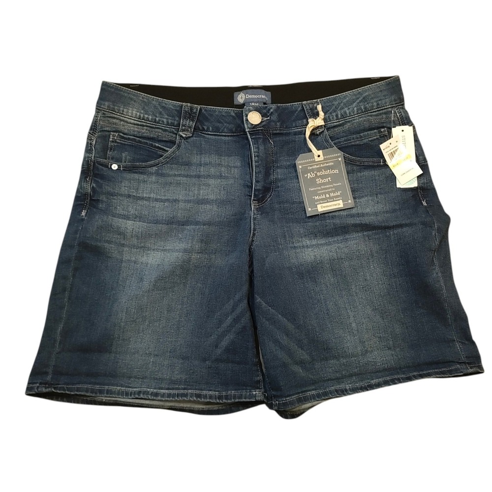 Democracy Dark Blue Denim Jean Shorts